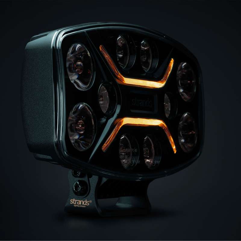 Dark Knight Insane Oval Extraljus – Varningsljus – Strands Lighting - Carlevel - 