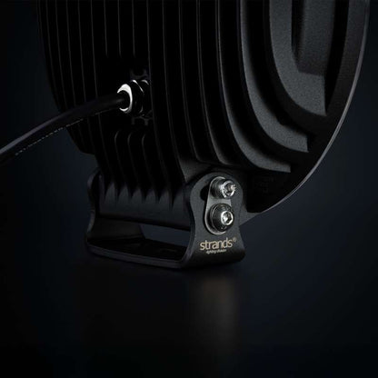 Extraljus Strands Lighting Division Dark Knight Intense 9″ vit/orange positionsljus – kompletterande vy