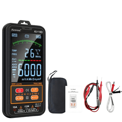 Digital Multimeter Automatisk – Voltmätare Spänning Ström Temperatur - Carlevel AB - Fordon och delar > Fordonstillbehör