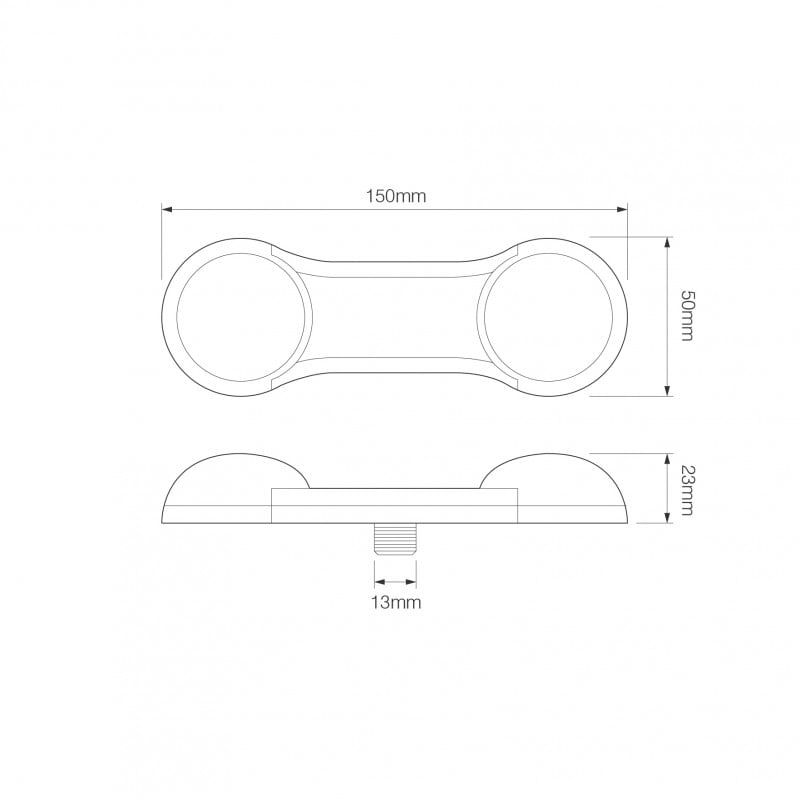 DogBone Kombinationslampa – 2 – Pack - Carlevel AB - Fordon och delar > Fordonsdelar > Belysning