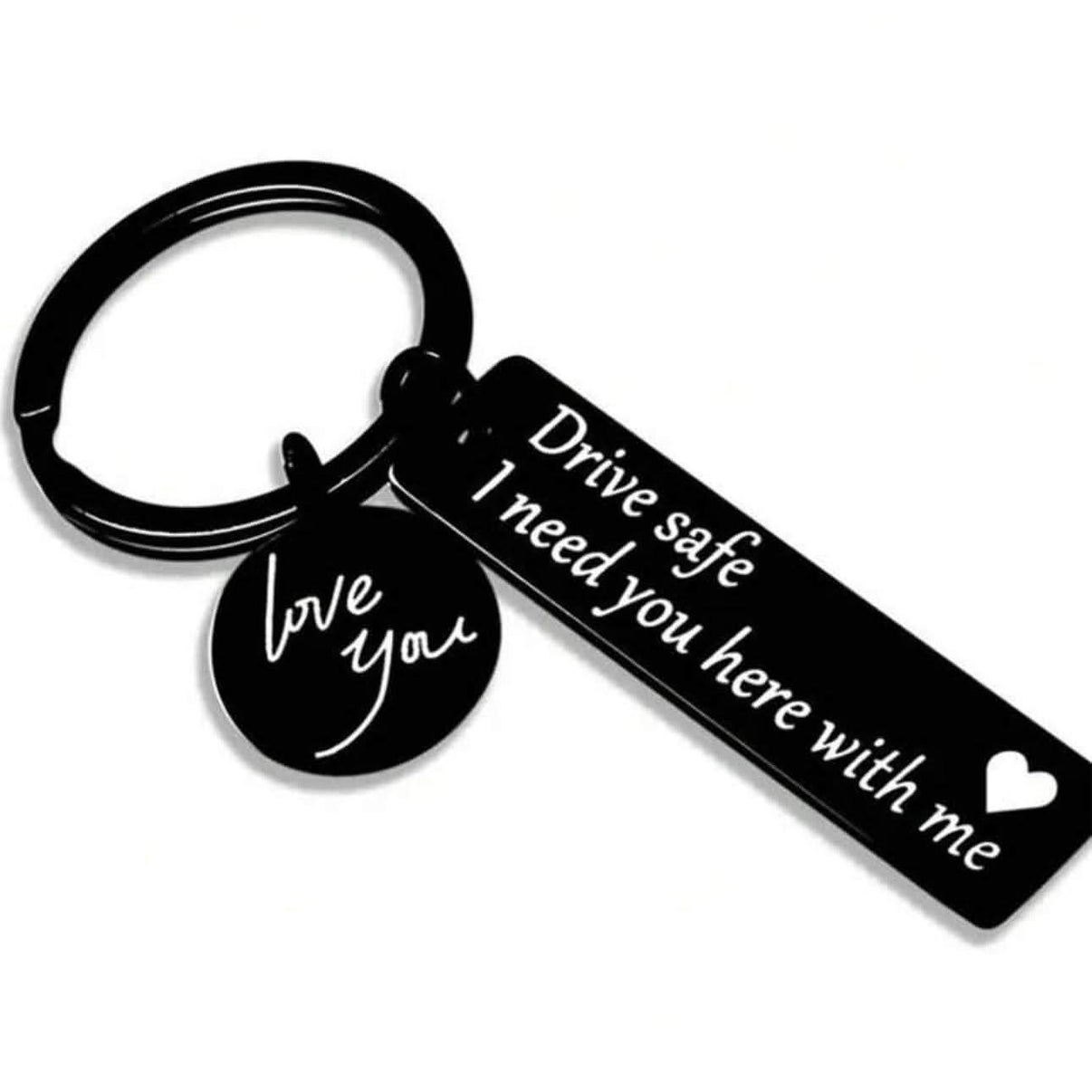 Drive Safe 'I Need You Here With Me' Nyckelring – Perfekt Gåva för Bilälskare - Carlevel - 