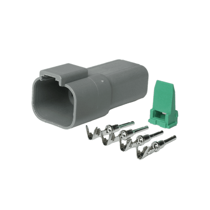 DT-4 Kontakt Hane set – 4-PIN - Carlevel AB - Fordon och delar > Fordonsverktyg