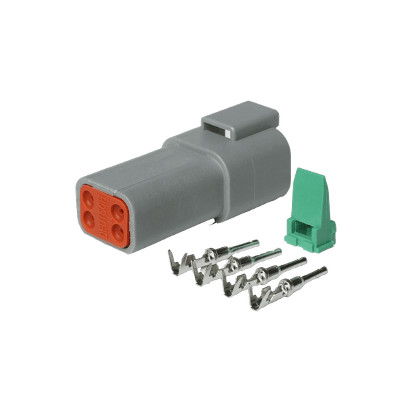 DT-4 Kontakt Hane set – 4-PIN - Carlevel AB - Fordon och delar > Fordonsverktyg