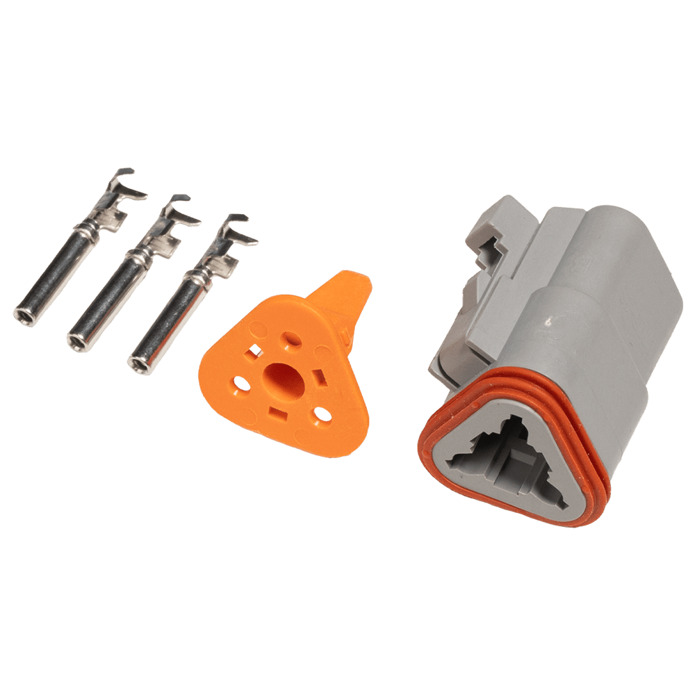 DT/Deutsch kontakt DT06 3 - Polig | HONA - Carlevel - Kabelsatser