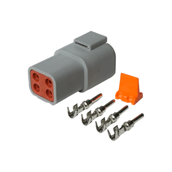 DTP-4 Kontakt Hane set – 4-PIN - Carlevel AB - Fordon och delar > Fordonsverktyg