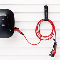 eConnect Laddkabel Typ 2 32A 22 kW – 7,5 m Röd - Carlevel - Laddkablar för laddstolpe/laddbox (Mode 3)