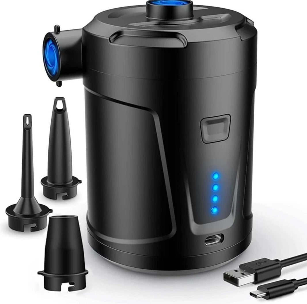 Elektrisk luftpump 5200m Ah uppladdningsbar - Carlevel AB - Fordon och delar > Fordonstillbehör