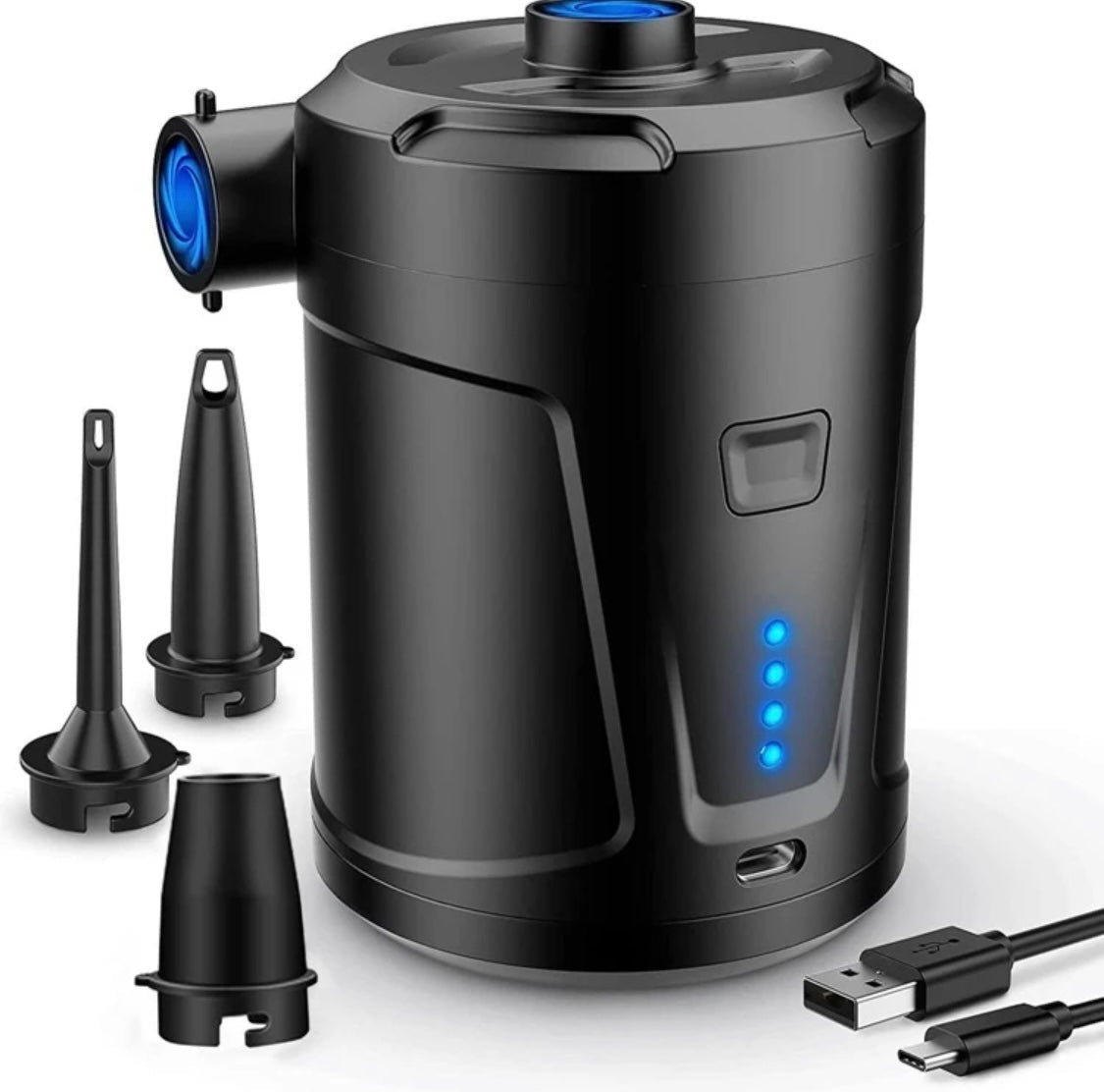 Elektrisk luftpump 5200m Ah uppladdningsbar - Carlevel AB - Fordon och delar > Fordonstillbehör