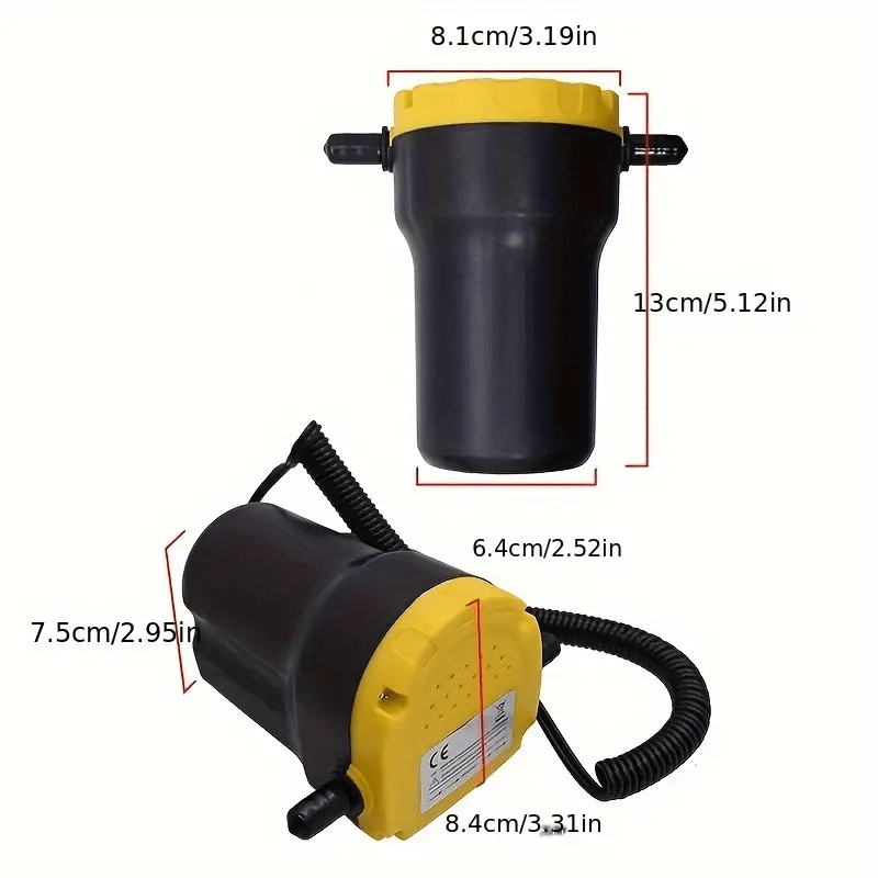 Elektrisk Oljepump för Motorolja, Växellådsolja & Diesel - Smidig och Effektiv Vätsketransfer - Carlevel - 