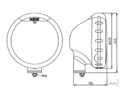 Extraljus NBB Alpha 225 60W Xenon - Carlevel AB - Fordon och delar > Fordonsdelar > Belysning > Extraljus