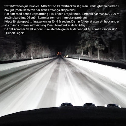 Extraljus NBB Alpha 225 60W Xenon - Carlevel AB - Fordon och delar > Fordonsdelar > Belysning > Extraljus