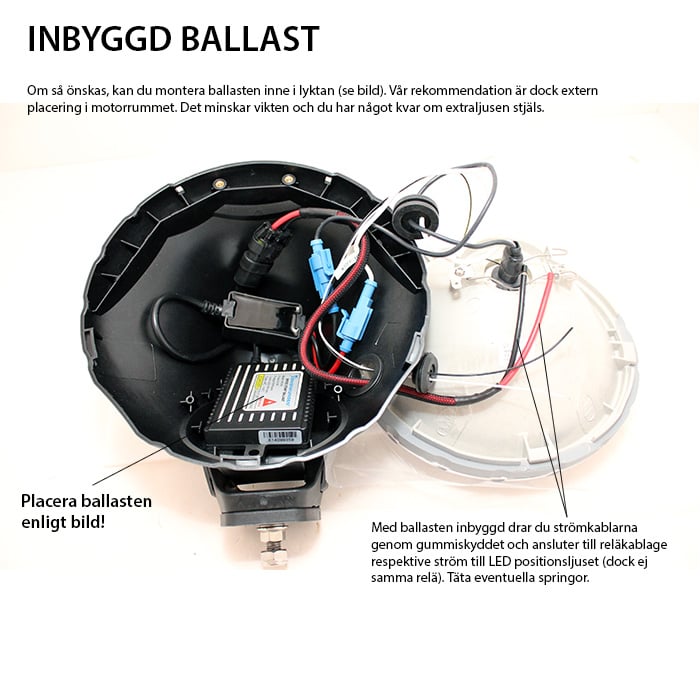 Extraljus NBB Alpha 225 60W Xenon - Carlevel AB - Fordon och delar > Fordonsdelar > Belysning > Extraljus