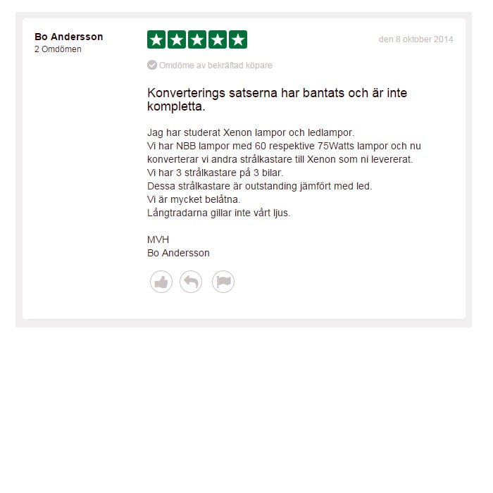 Extraljus NBB Alpha 225 60W Xenon - Carlevel AB - Fordon och delar > Fordonsdelar > Belysning > Extraljus