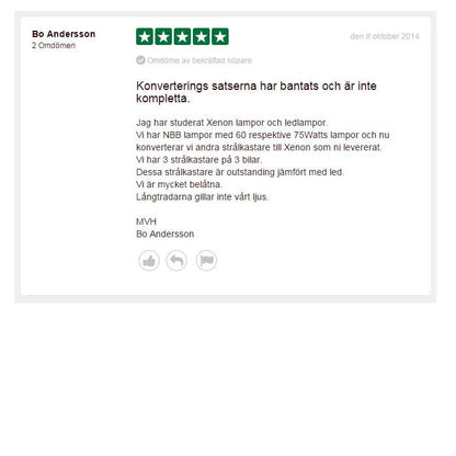 Extraljus NBB Alpha 225 60W Xenon - Carlevel AB - Fordon och delar > Fordonsdelar > Belysning > Extraljus
