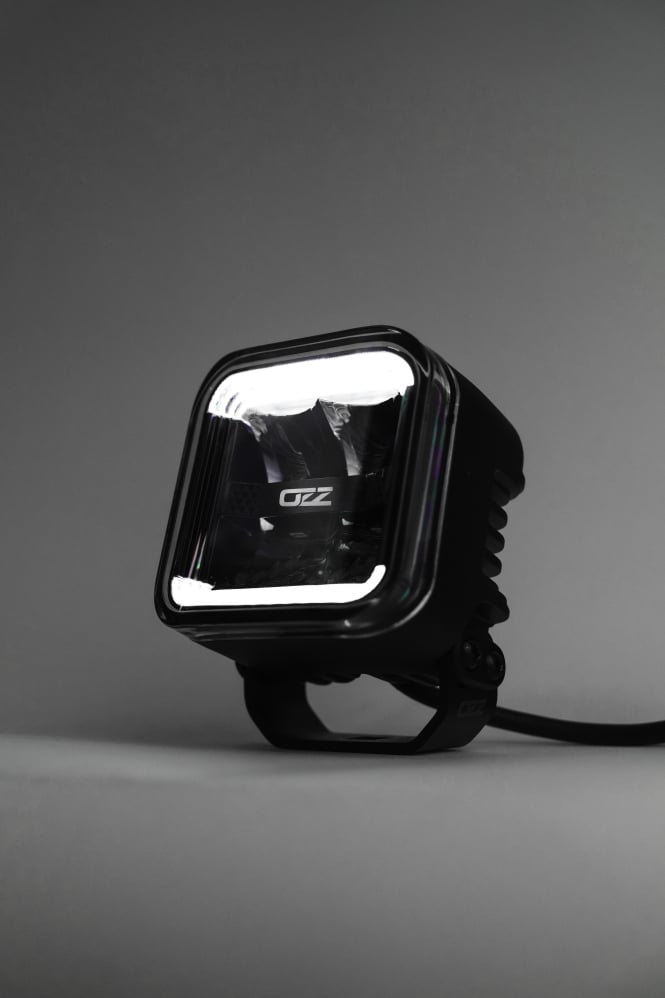 Extraljus SQR 3” 3500lm Driving Beam, OZZ Lights - Carlevel AB - Fordon och delar > Fordonsdelar > Belysning > Extraljus