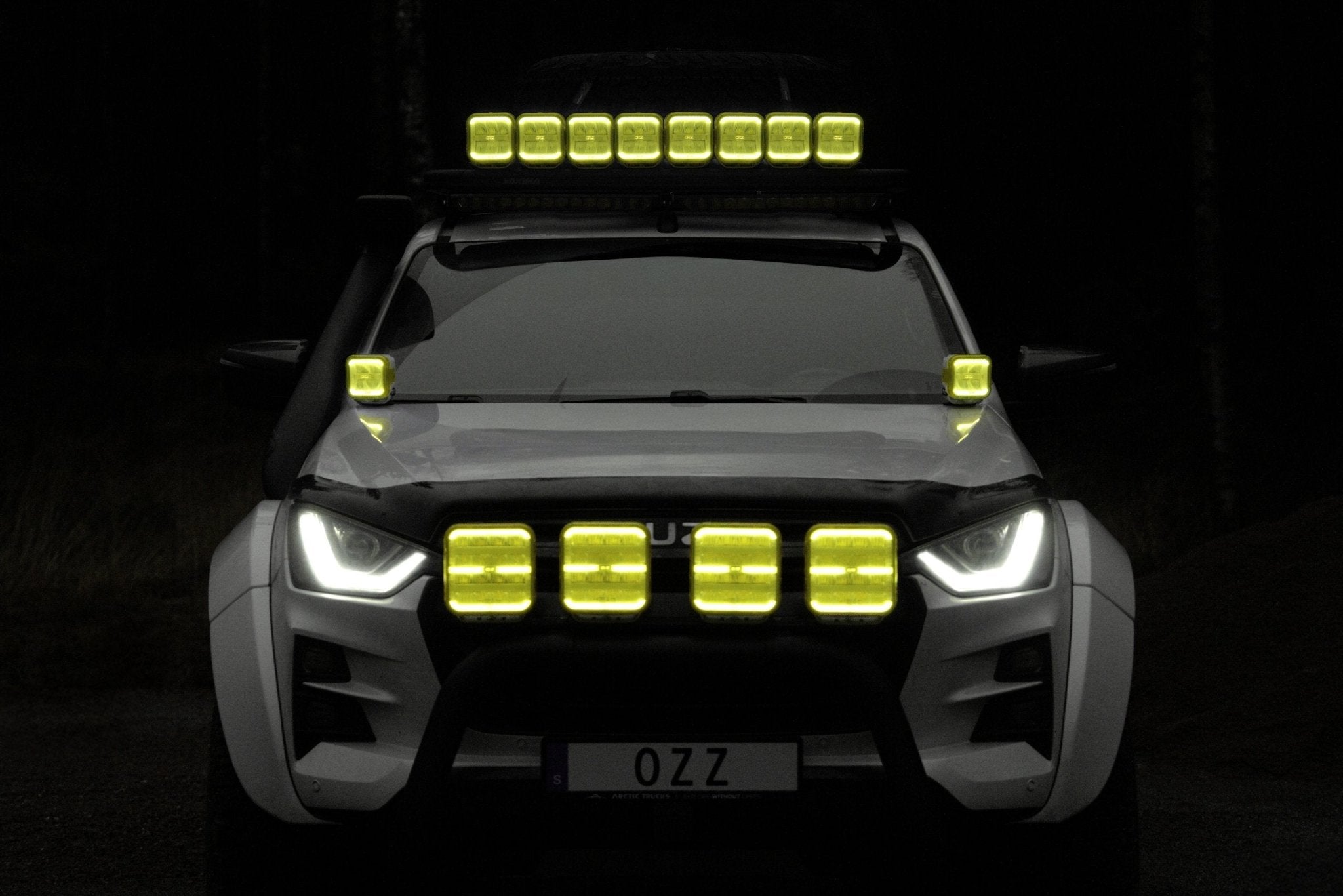Extraljus SQR 3” 3500lm Driving Beam, OZZ Lights - Carlevel AB - Fordon och delar > Fordonsdelar > Belysning > Extraljus