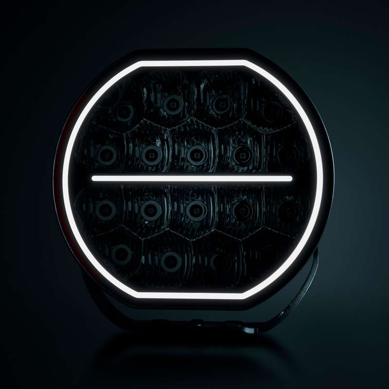 Extraljus Strands Big Energy 9" LED – 11950 lm Vit Orange Pos - Carlevel AB - Fordon och delar > Fordonsdelar > Belysning > Extraljus