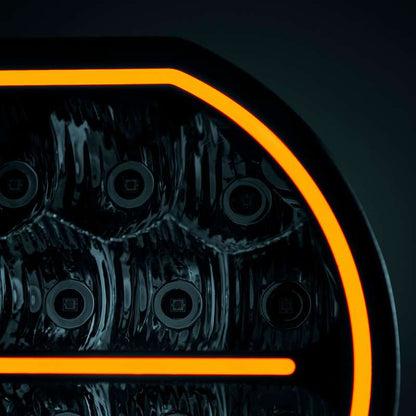 Extraljus Strands Big Energy 9" LED – 11950 lm Vit Orange Pos - Carlevel AB - Fordon och delar > Fordonsdelar > Belysning > Extraljus