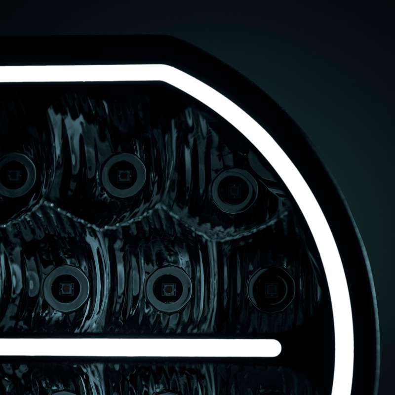 Extraljus Strands Big Energy 9" LED – 11950 lm Vit Orange Pos - Carlevel AB - Fordon och delar > Fordonsdelar > Belysning > Extraljus