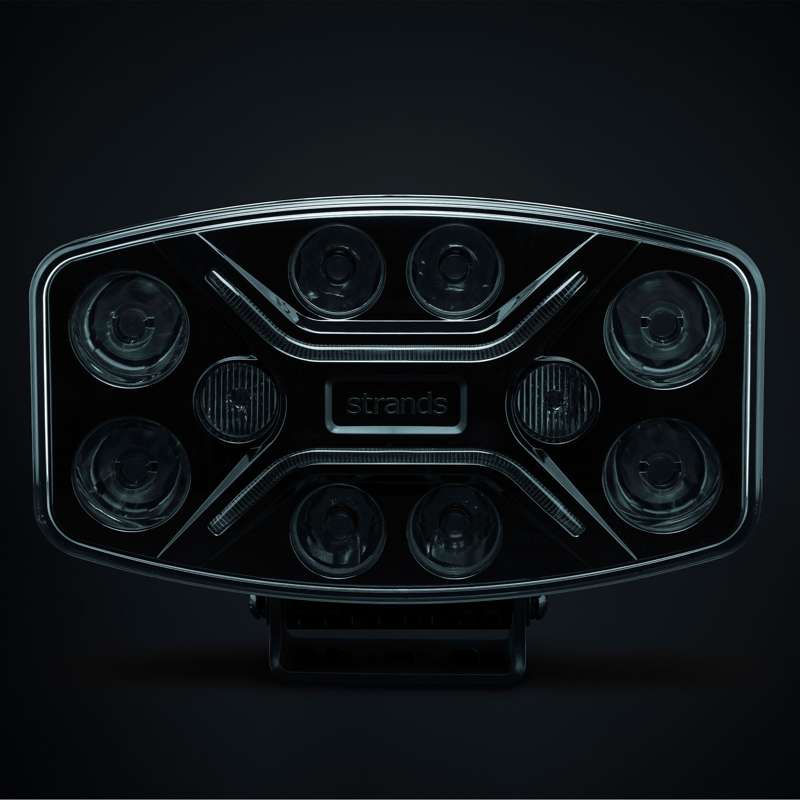 Extraljus Strands Dark Knight Insane oval varningsljus - Carlevel AB - Fordon och delar > Fordonsdelar > Belysning > Extraljus