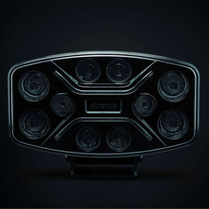 Extraljus Strands Dark Knight Insane oval varningsljus - Carlevel AB - Fordon och delar > Fordonsdelar > Belysning > Extraljus