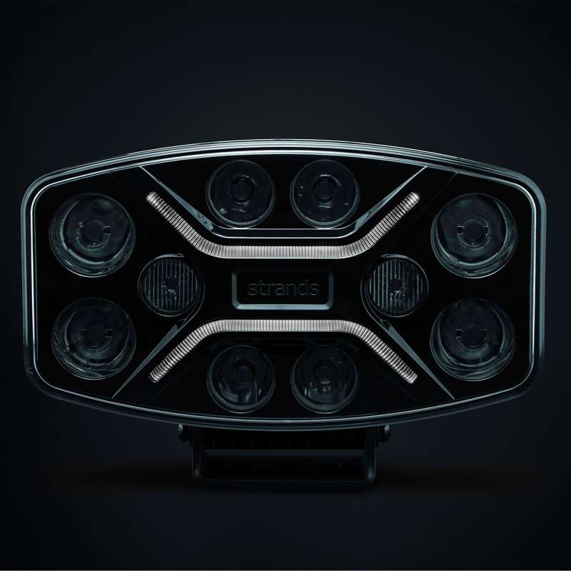 Extraljus Strands Dark Knight Insane oval varningsljus - Carlevel AB - Fordon och delar > Fordonsdelar > Belysning > Extraljus