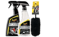 produktbild framifrån visande Däck och fälgpaket – Meguiar's
