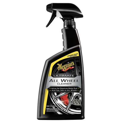 närbild på detaljer och material av Däck och fälgpaket – Meguiar's