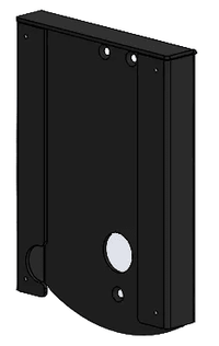 Fästplatta S - Line Home för Zaptec Go – till Home 80 stolpe - Carlevel - Stolpfäste