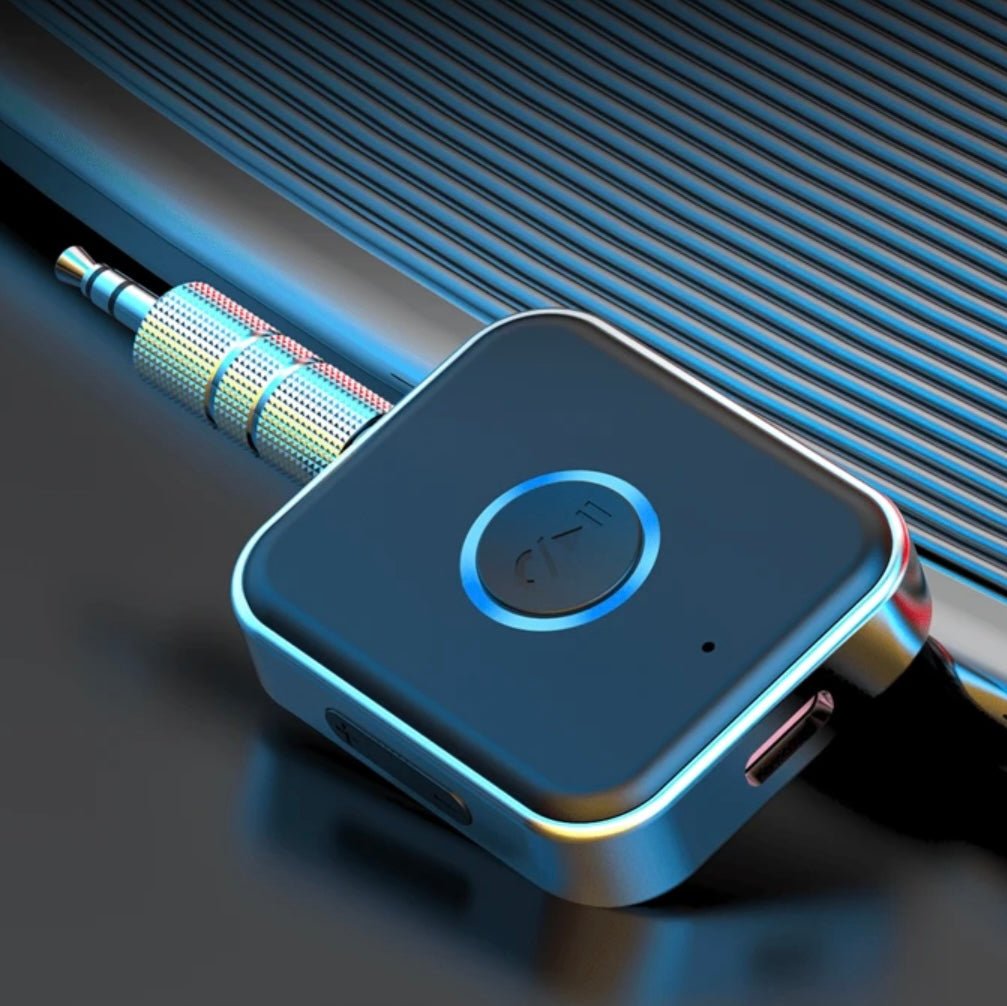 FM - sändare med Trådlös Ljudmottagare – AUX - Adapter & Handsfree för Bil - Carlevel - 