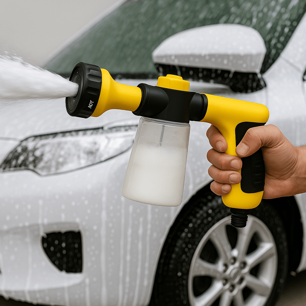 Foamlance med Vattenslang Adapter – Skumfunktion för Enkel & Effektiv Biltvätt - Carlevel - 