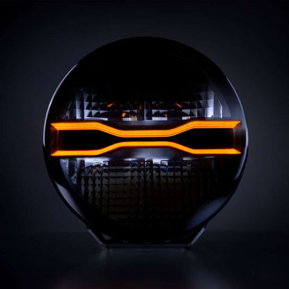 LED-ramp FOR9T Dragon Drive 9300 lm E-godkänd vit/orange – närbild detaljer | Carlevel