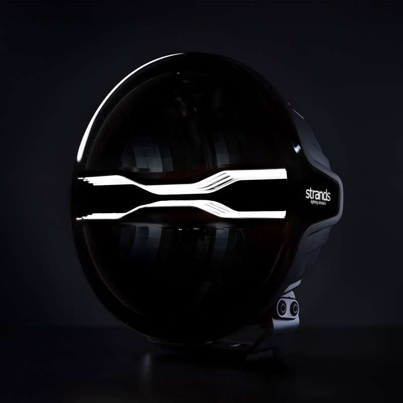 LED-ramp FOR9T Dragon Drive 9300 lm E-godkänd vit/orange – produktvy från sidan | Carlevel