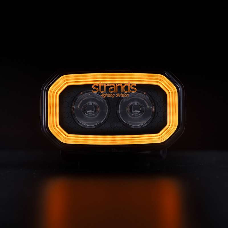 LED-ramp FOR9T Light Pod 4" 2600 lm – Vit/Orange Posljus – i användning | Carlevel