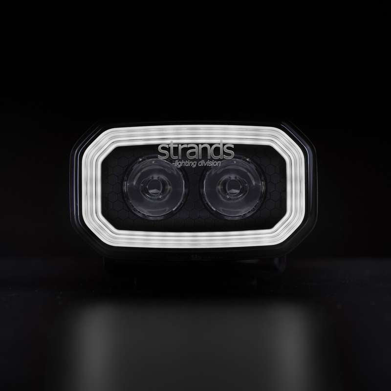 LED-ramp FOR9T Light Pod 4" 2600 lm – Vit/Orange Posljus – förpackning och innehåll | Carlevel