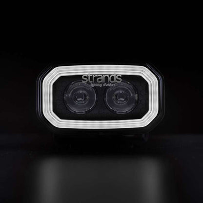 LED-ramp FOR9T Light Pod 4" 2600 lm – Vit/Orange Posljus – förpackning och innehåll | Carlevel