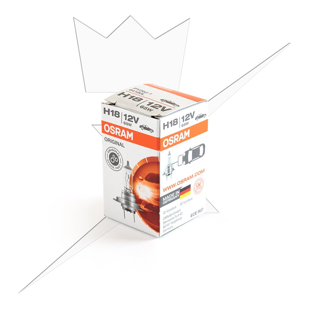 H18 Osram Original 12V – 65W - Carlevel AB - Fordon och delar > Fordonstillbehör