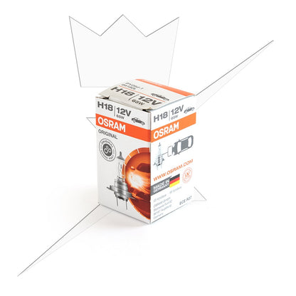 H18 Osram Original 12V – 65W - Carlevel AB - Fordon och delar > Fordonstillbehör