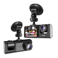 HD Dashcam för Bilövervakning – 1080p Dubbellinskamera för Säkerhet på Vägen - Carlevel - 