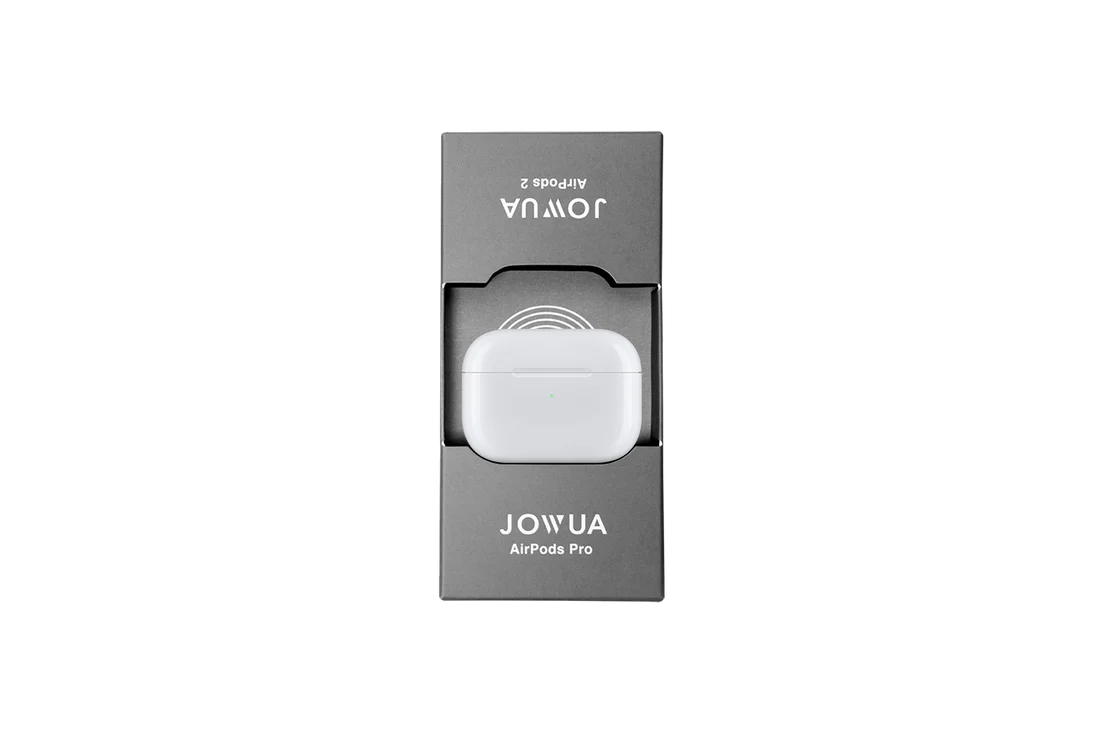 bild som visar användning av AirPods hållare Jowua – TESLA