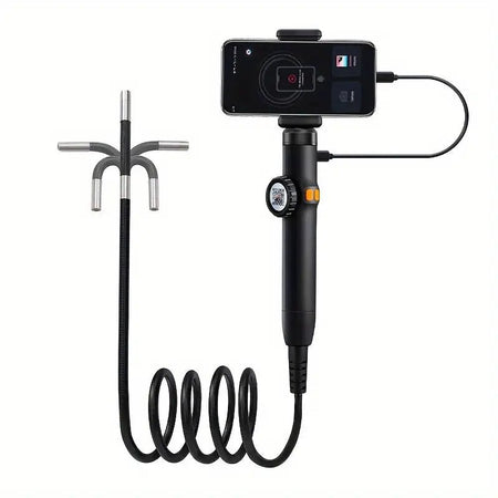Inspektionskamera 1440P HD, 360° Roterbar, Vattentät & iOS/Android - kompatibel - Carlevel - 
