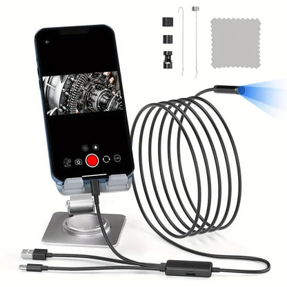 Inspektionskamera Bil 5m 1080p – LED USB-C USB-A Lightning - Carlevel AB - Fordon och delar > Fordonsdelar > Belysning
