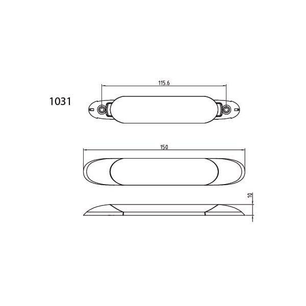 Interiör LED – List 150mm - Carlevel AB - Fordon och delar > Fordonsdelar > Belysning
