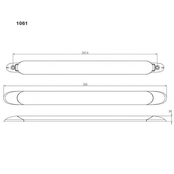 Interiör LED – List 300mm - Carlevel AB - Fordon och delar > Fordonsdelar > Belysning