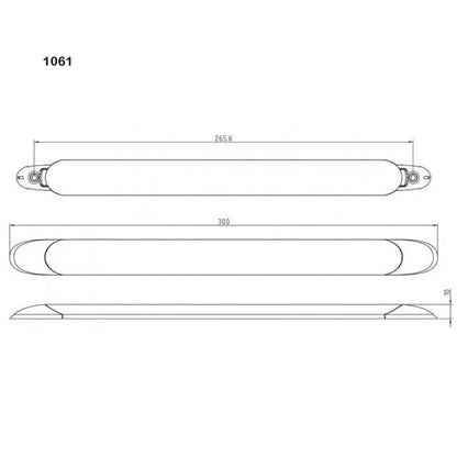 Interiör LED – List 300mm - Carlevel AB - Fordon och delar > Fordonsdelar > Belysning