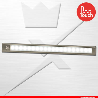 Interiör LED – List 410mm – Touch Grå - Carlevel AB - Fordon och delar > Fordonsdelar > Belysning