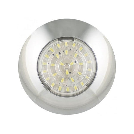 Interiörlampa Ø75mm – Chrome – 12V - Carlevel AB - Fordon och delar > Fordonsdelar > Belysning