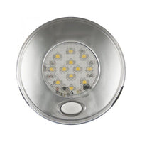 Interiörlampa Ø80mm – Night – Chrome - Carlevel AB - Fordon och delar > Fordonsdelar > Belysning