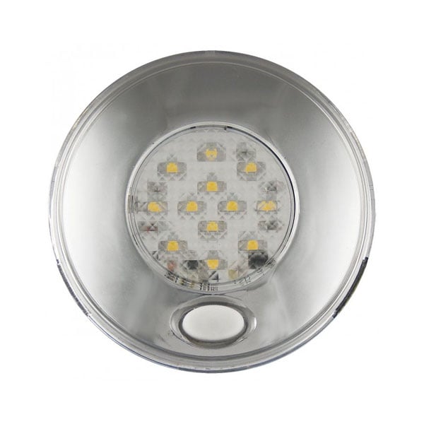 Interiörlampa Ø80mm – Night – Silver - Carlevel AB - Fordon och delar > Fordonsdelar > Belysning