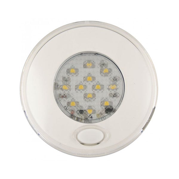 Interiörlampa Ø80mm – Night – Vit - Carlevel AB - Fordon och delar > Fordonsdelar > Belysning